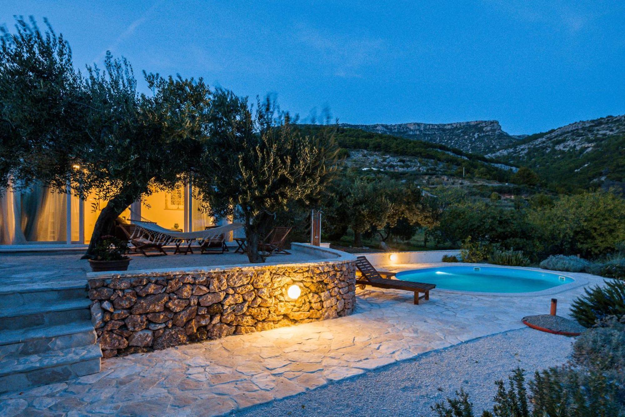 Holiday Home Zlatni San - Private Heated Pool 波尔 外观 照片